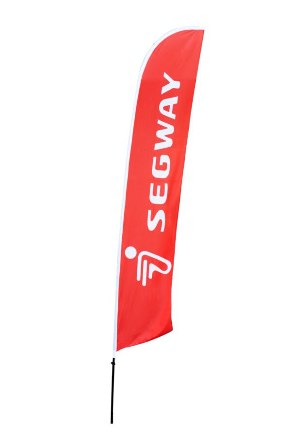 H5.5M Segway Outdoor Flag With Ground Na