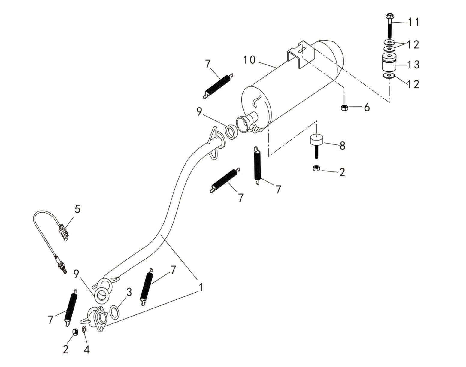 Eksosanlegg (EFI T3b)