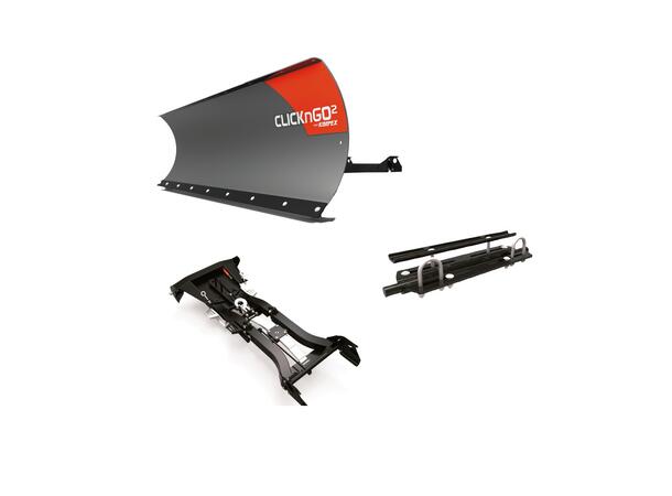 ATV med brøyteskjær Click’n’Go 2 komplett system