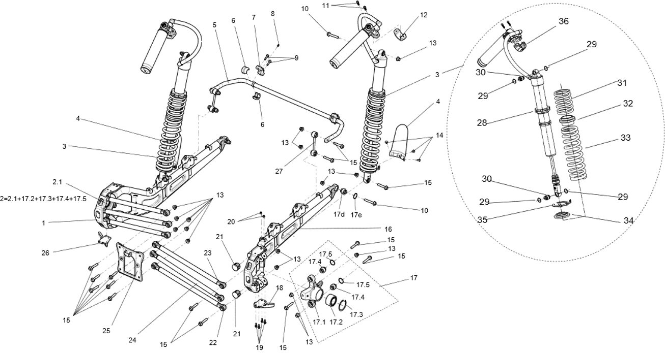 BAKHJULSFJÆRING (EU-VERSJON) (SSV)