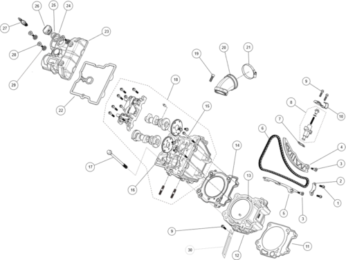 SYLINDER OG SYLINDERHODE (AT6 ABS)