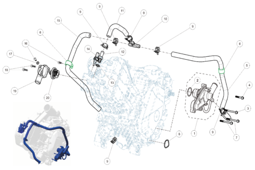 MOTORKJØLESYSTEM (AT6 ABS)