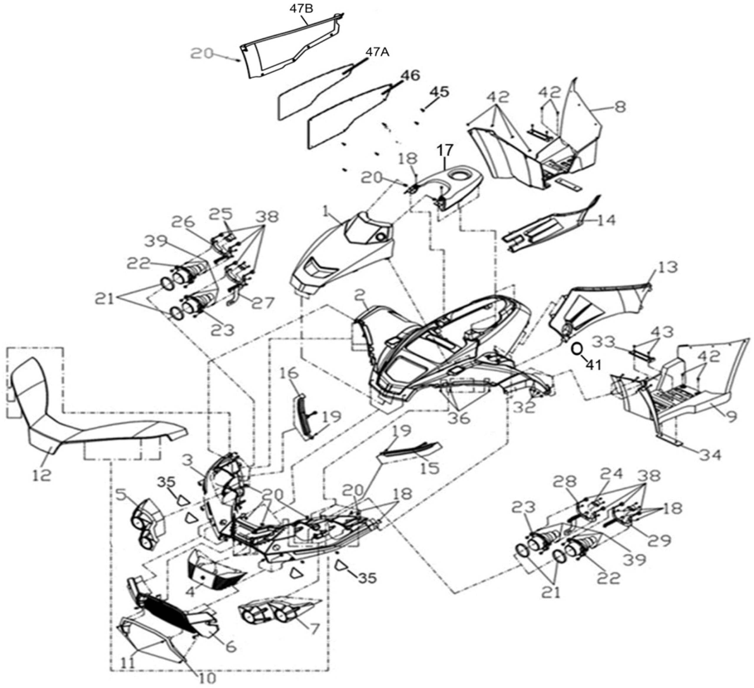 FRONTKAROSSERI LINHAI 300-D