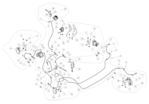 BREMSYSTEM (FIREHJULS) (AT6 ABS)