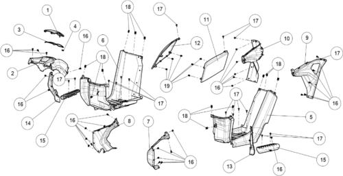 MIDTPLASTDELER (KORT) (AT6 ABS)