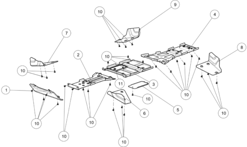 NEDRE GUMMIDELER (LANG VERSJON) (AT6 ABS)