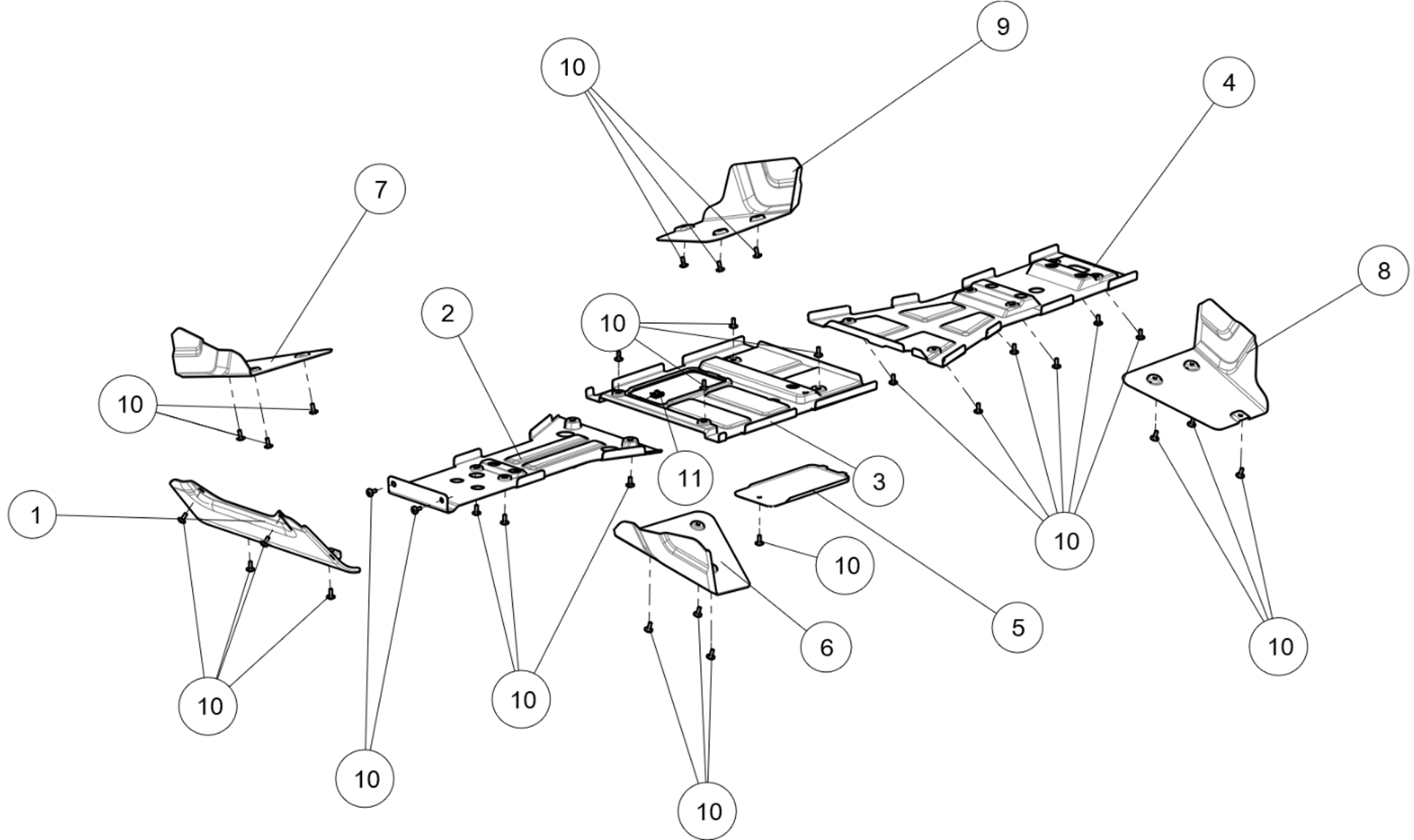 NEDRE GUMMIDELER (LANG VERSJON) (AT6 ABS)