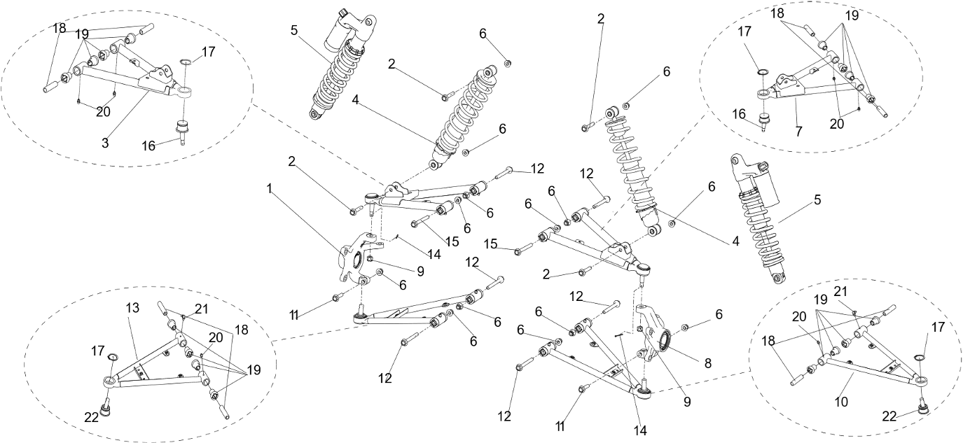 FREMRE DEMPERSYSTEM (AT6 ABS)