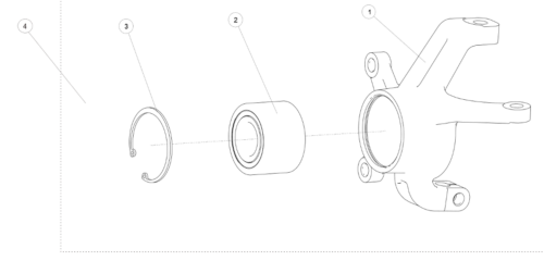 VENSTRE STYRELEDDENHET (AT6 ABS)