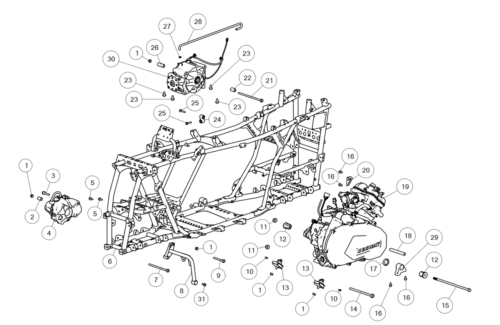 MOTOR OG DRIVLINJEFESTE (LANG VERSJON) (AT6 ABS)