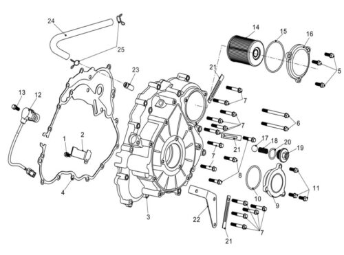Venstre veivhusdeksel (LINHAI 565)
