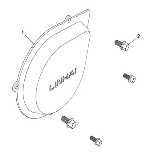 Venstre sidedeksel (LINHAI 565)