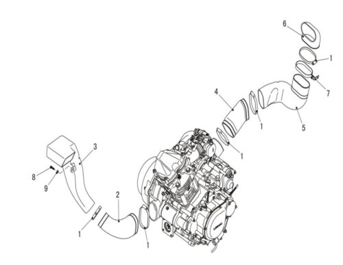 CVT luftskjerm (LINHAI 565)