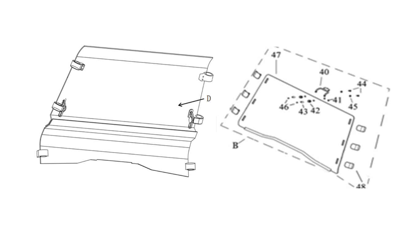 FRAMRUTEENHET (VALGFRI) (LINHAI 1100D)