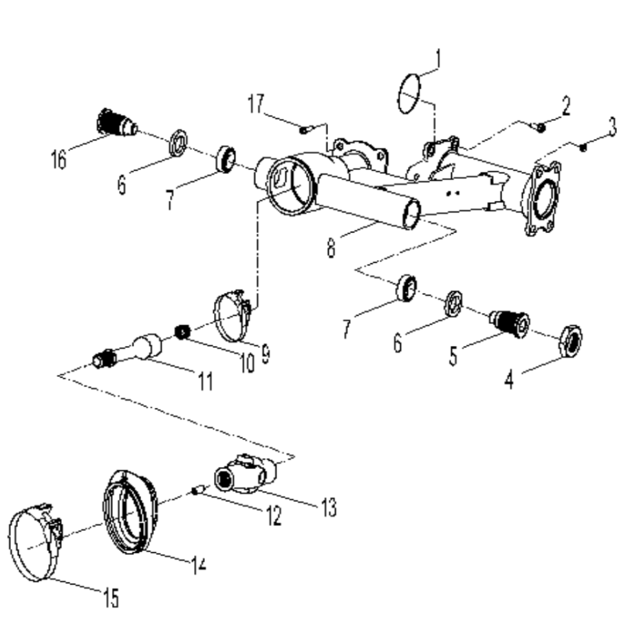 BAKRE SWINGARM (CROSSLAND 400)