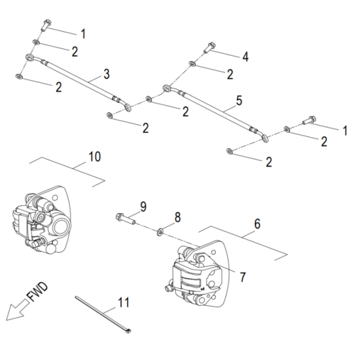 FRONTBREMS (CROSSLAND 400)