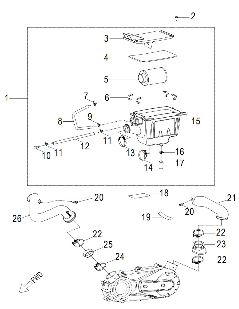 LUFTFILTER (CROSSLAND 400)