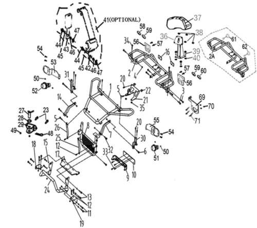 STØTFANGER & BAGASJEBÆRER (T3 HOMOLOGATED LIGHTS)