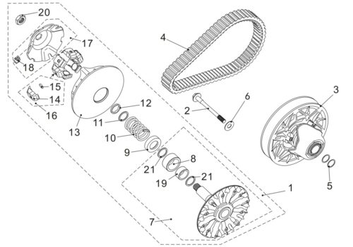 CLUTCH (VIN：LL8AAVHW****1****) (LANDFORCE 650)