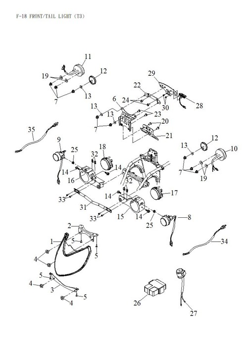 For- og baklys (ACCESS 450)