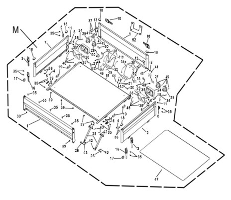 BOX ASSY (REMOVABLE IRON) (LINHAI 1100D)