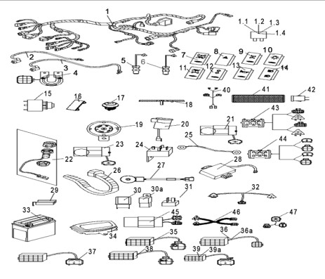 ELEKTRISK SYSTEM (LINHAI 1100D)