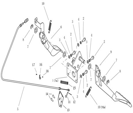 PEDAL (LINHAI 1100D)