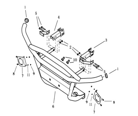 FRONTFANGER (LINHAI 1100D)