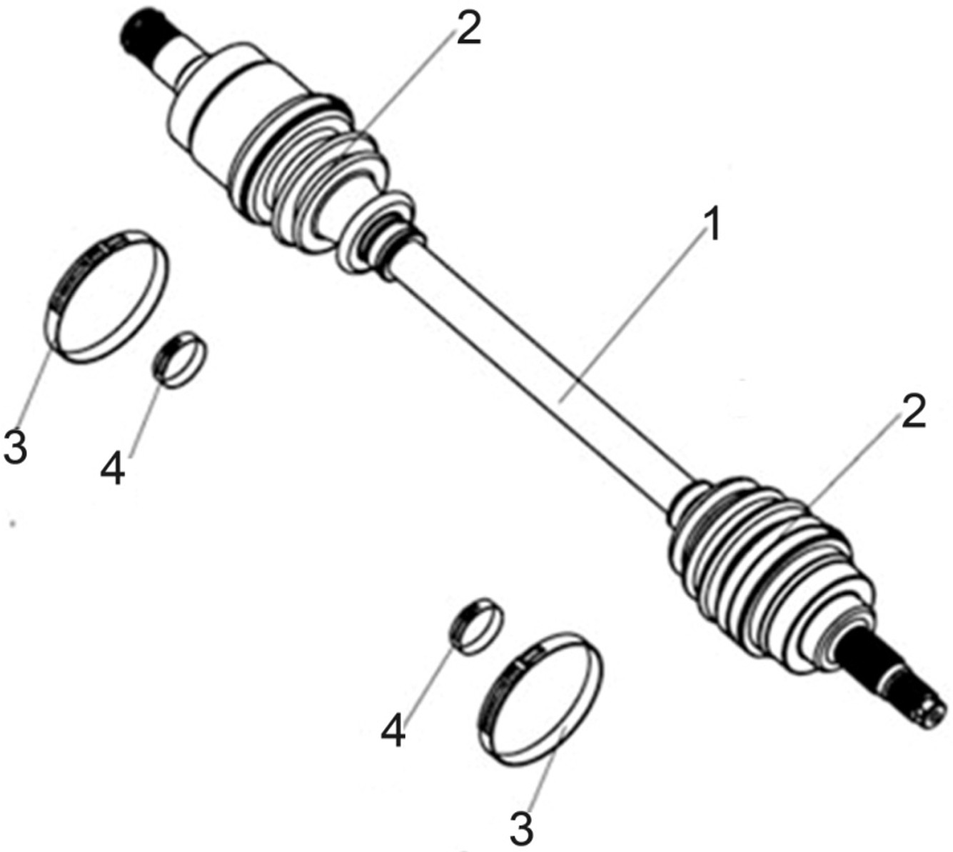 FORAKSEL (FOR 4WD) (LINHAI 300)