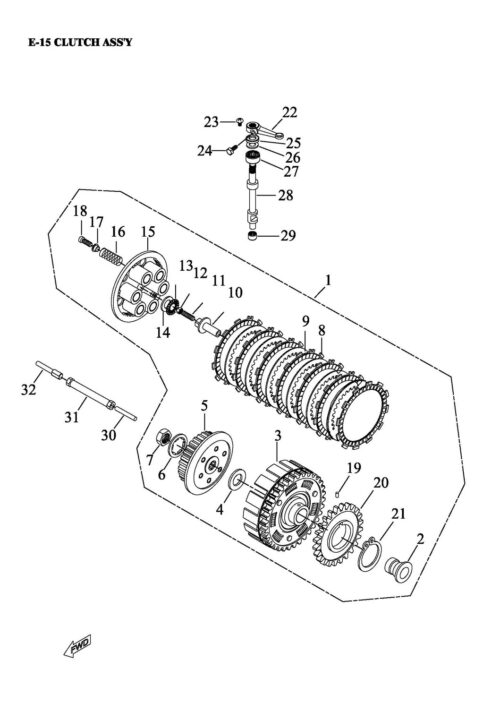 Clutch enhet (ACCESS 450)