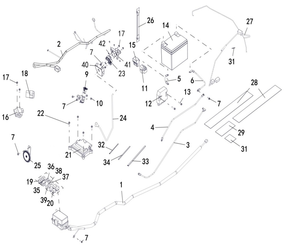 ELEKTRISK SYSTEM (LANDFORCE 650)