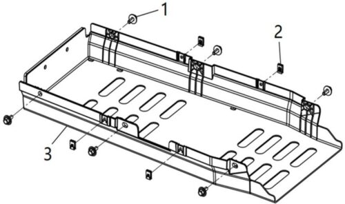 BATTERIROM BUNNPLATE EPC E125S