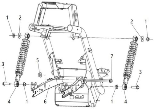 BAKRE STØTDEMPER EPC E110S (E)