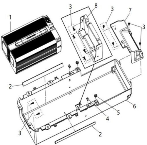 BATTERIBOKS EPC E110S (E)