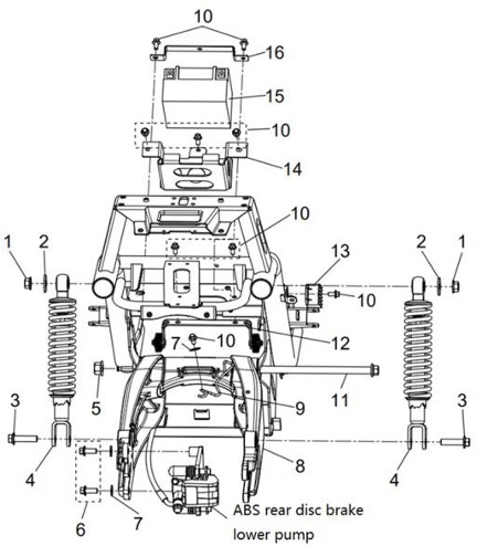 BAKRE STØTDEMPERENHET EPC E125S