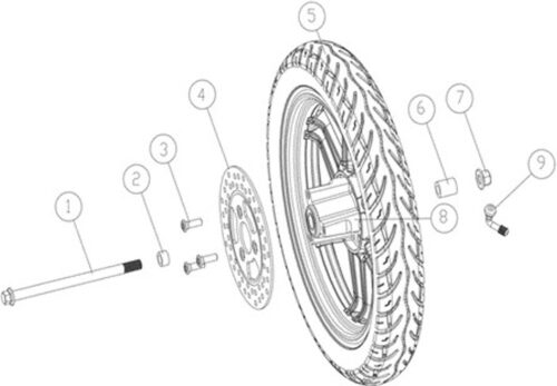 FORHJUL EPC B110S