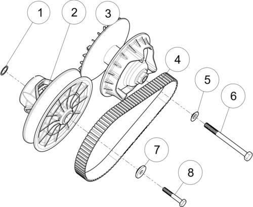 CVT Clutch (AT10 ABS)
