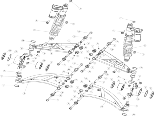 Framfjæring (AT10 ABS)