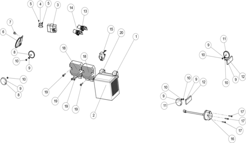 Elektriske deler (AT10 ABS)