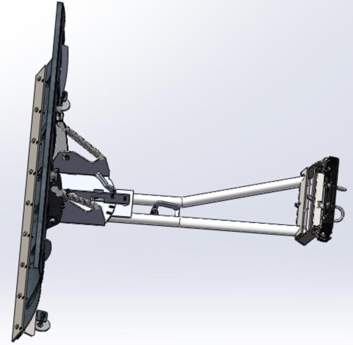 SNØPLOG 152CM M-HURTIG ADAPTER