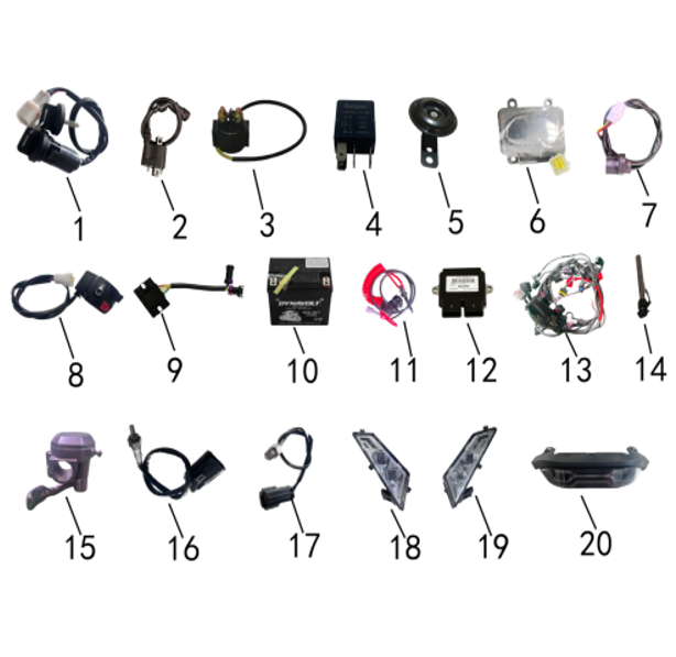 ELEKTRISKE APPARATER OG BRYTERE LINHAI 110