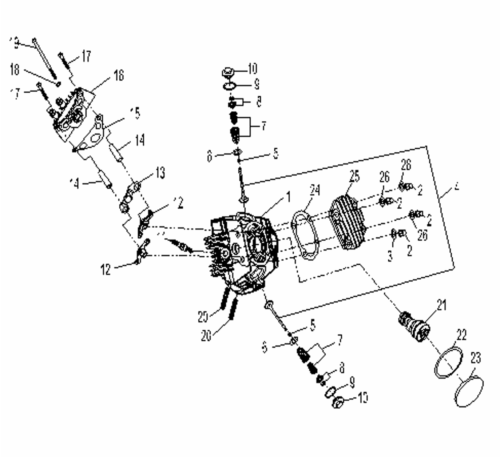 SYLINDER HODE LINHAI 110