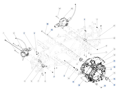 MOTOR OG TILHØRENDE AT5 ABS