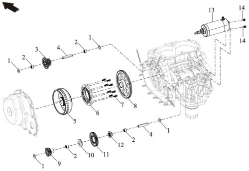 Startsystem (AT10 W ABS)