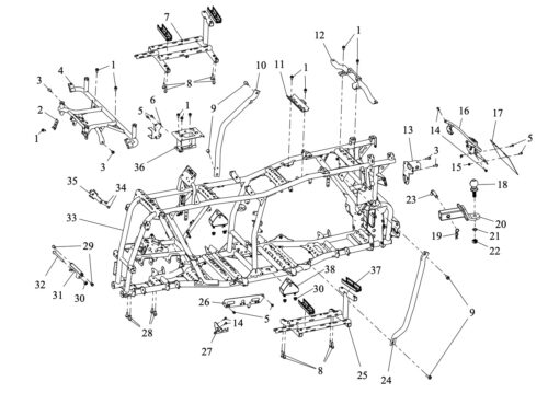 Ramme (AT10 W ABS)