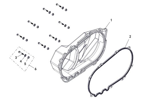 CVT-deksel (Landforce 550)