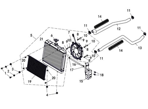 Radiator (Landforce 550)