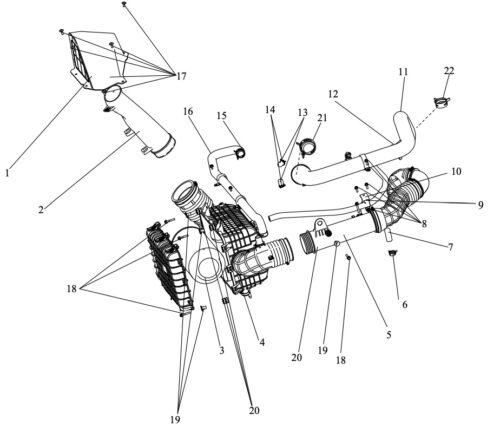 Luftinntak (SX20T)