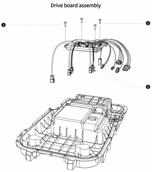 Drive board assembly H-SERIE
