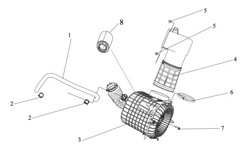 Luft inntak UT6 ABS 2025